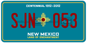 SJN053  license plate in NM