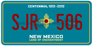 SJR506  license plate in NM