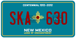 SKA630  license plate in NM