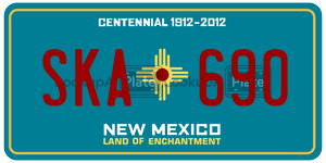 SKA690  license plate in NM