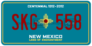 SKG558  license plate in NM