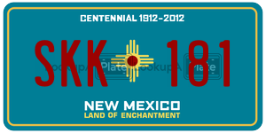 SKK181  license plate in NM