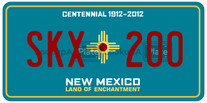 SKX200  license plate in NM