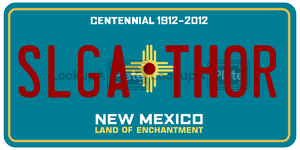 SLGATH0R license plate in New Mexico