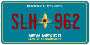 SLH962  license plate in NM