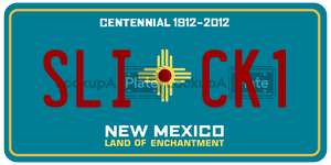 SLICK1  license plate in NM