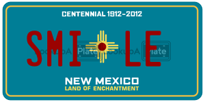 SMILE  license plate in NM