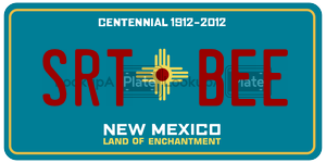 SRTBEE  license plate in NM