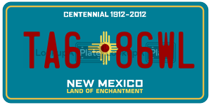 TA686WL  license plate in NM