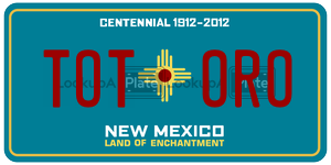 TOTORO  license plate in NM