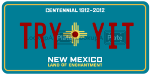 TRYYIT  license plate in NM