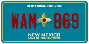 WAMB69  license plate in NM
