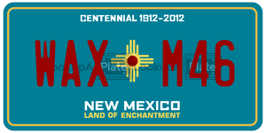 WAXM46  license plate in NM