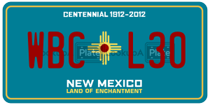 WBCL30  license plate in NM