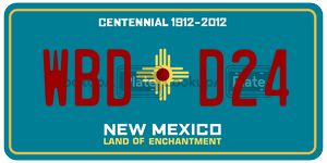 WBDD24  license plate in NM