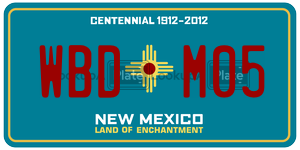 WBDM05  license plate in NM