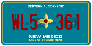 WL5361  license plate in NM
