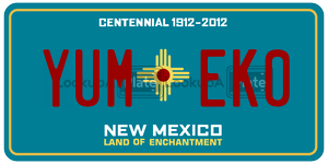 YUMEK0  license plate in NM
