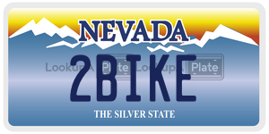 2BIKE  license plate in NV