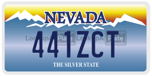 441ZCT license plate in Nevada