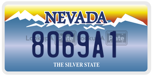 8069A1  license plate in NV