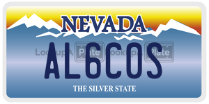 AL6C0S  license plate in NV