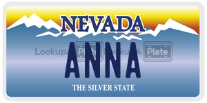 ANNA  license plate in NV