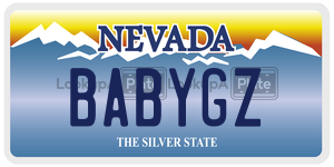 BABYGZ  license plate in NV
