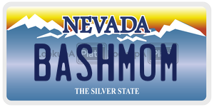 BASHMOM  license plate in NV