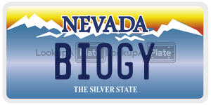 BIOGY  license plate in NV