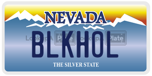 BLKHOL  license plate in NV