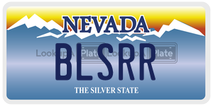 BLSRR license plate in Nevada