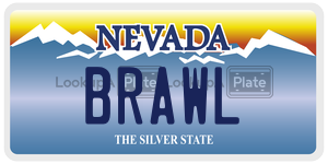 BRAWL license plate in Nevada