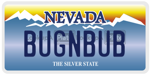 BUGNBUB license plate in Nevada