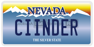 CIINDER  license plate in NV