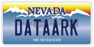 DATAARK  license plate in NV
