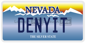 DENYIT  license plate in NV