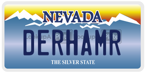 DERHAMR  license plate in NV
