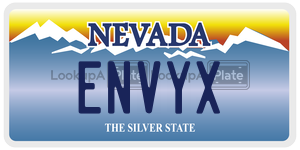 ENVYX  license plate in NV
