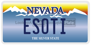 ESOTI  license plate in NV