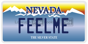 FEELME license plate in Nevada