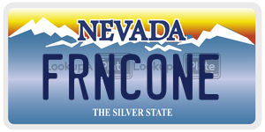 FRNCONE  license plate in NV