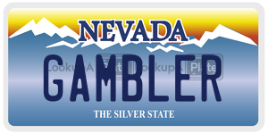 GAMBLER  license plate in NV