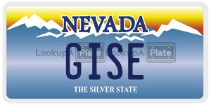 GISE  license plate in NV