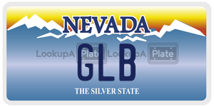GLB  license plate in NV