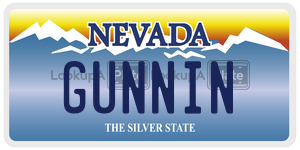 GUNNIN  license plate in NV