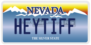 HEYTIFF  license plate in NV