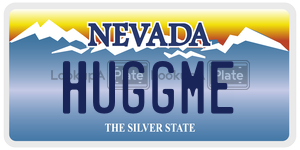 HUGGME  license plate in NV