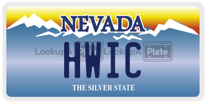 HWIC  license plate in NV