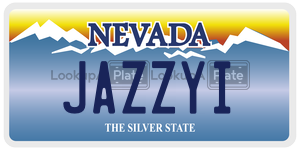 JAZZYI license plate in Nevada